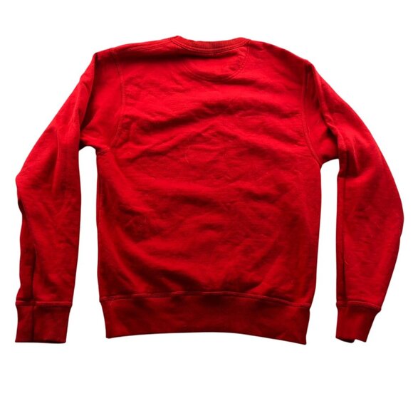 Champion Mens Sweatshirt Small Crew Neck Pullover Activewear Red Casual Classic - Picture 2 of 13